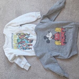 Marvel and Disney sweaters